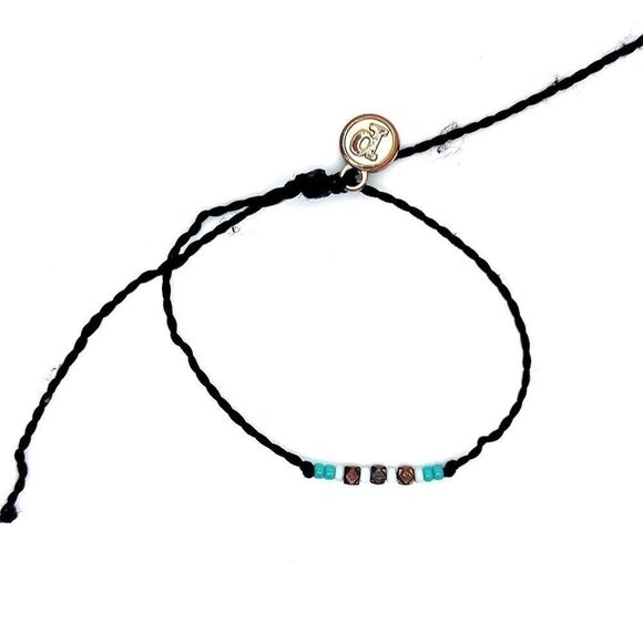 Pura Vida Black Strand Bead Bracelet - Picture 2 of 3